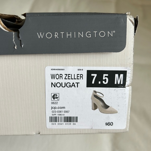 Nude Block Heels - Picture 4 of 8